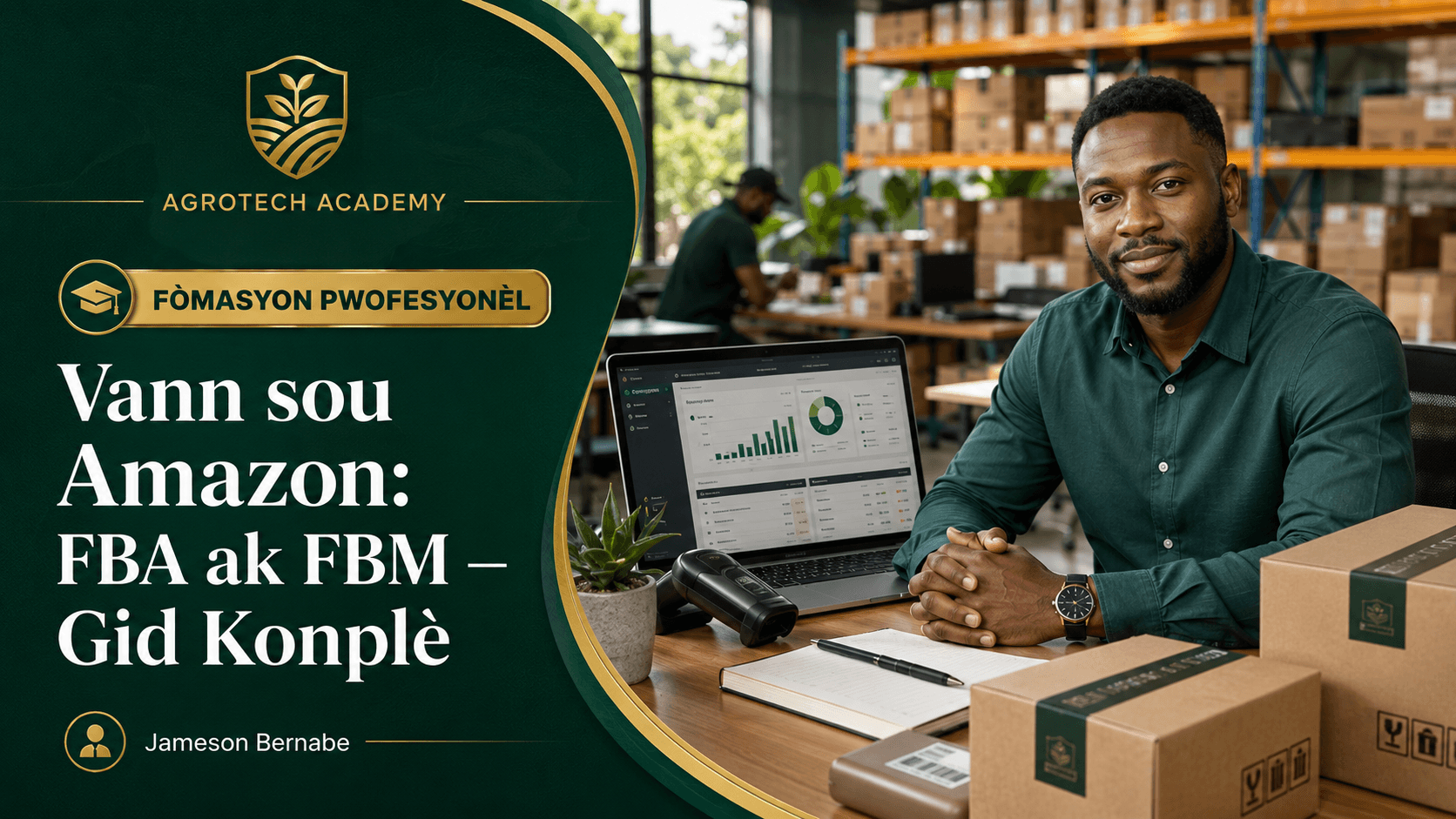 Vann sou Amazon: FBA ak FBM — Gid Konplè pou Kòmanse